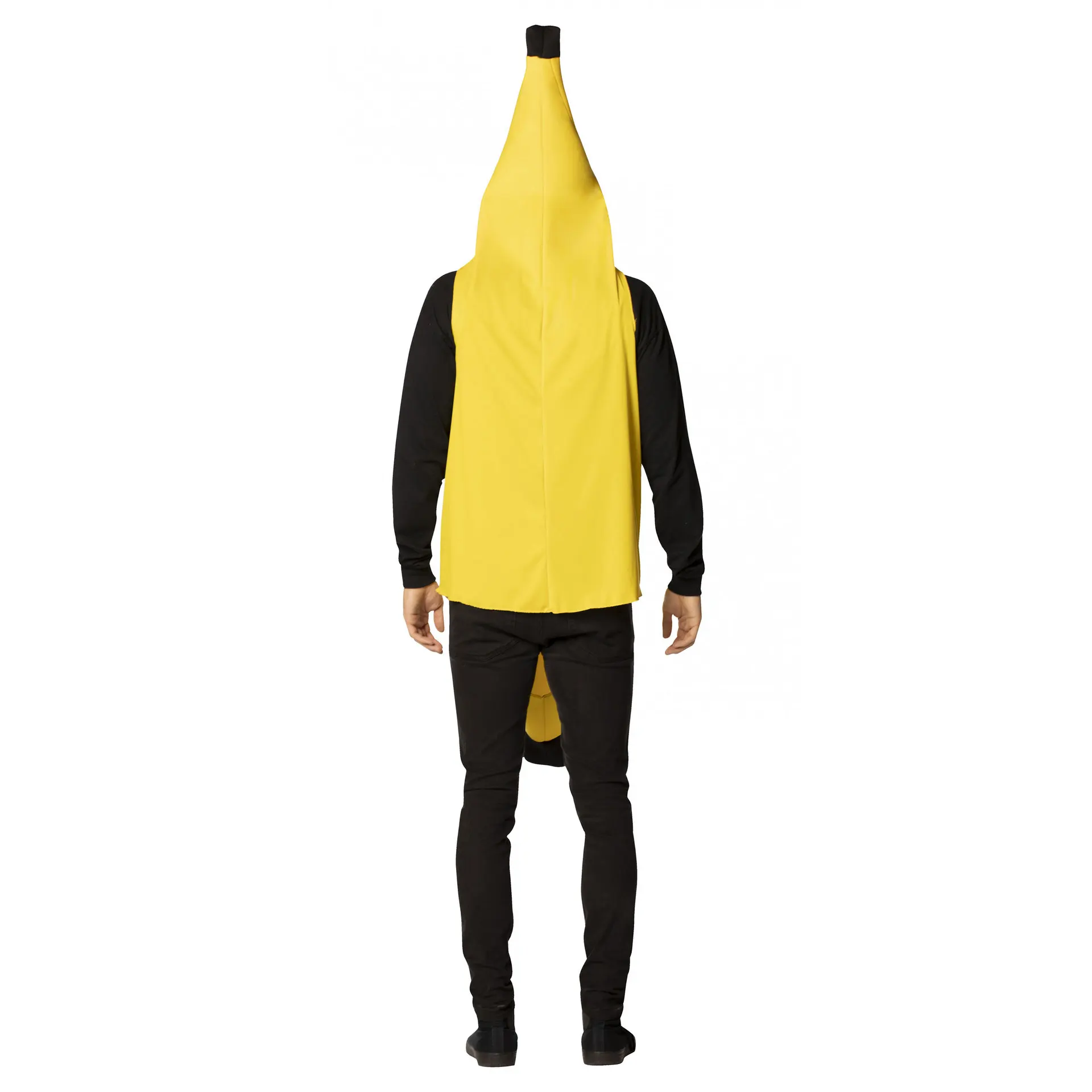 Banana Costume for Adults Men Women Teenagers Funny Appealing Banana Halloween Costume Fruit Outfit