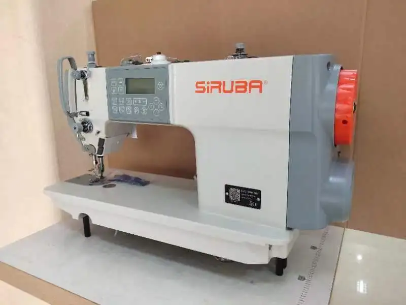 Хорошее качество Китай Siruba 7200C компьютеризированная одноигольная швейная машина с прямым приводом резьбовым триммером