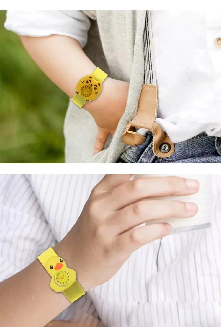 Cartoon Kid Children Cute Slap Watch Bracelet Silicone Slap Watches