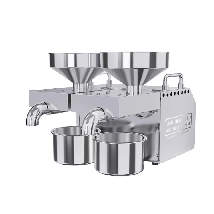 Household Stainless Steel Sesame Peanut Ground Nut Oil Presser/ Oil Press Extraction Pressing Machine