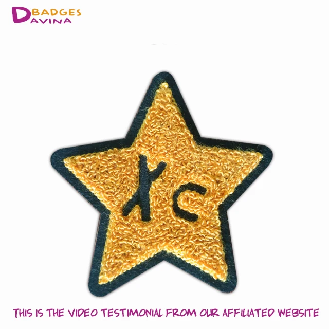 
Custom varsity jacket letter patches letterman chenille patches 