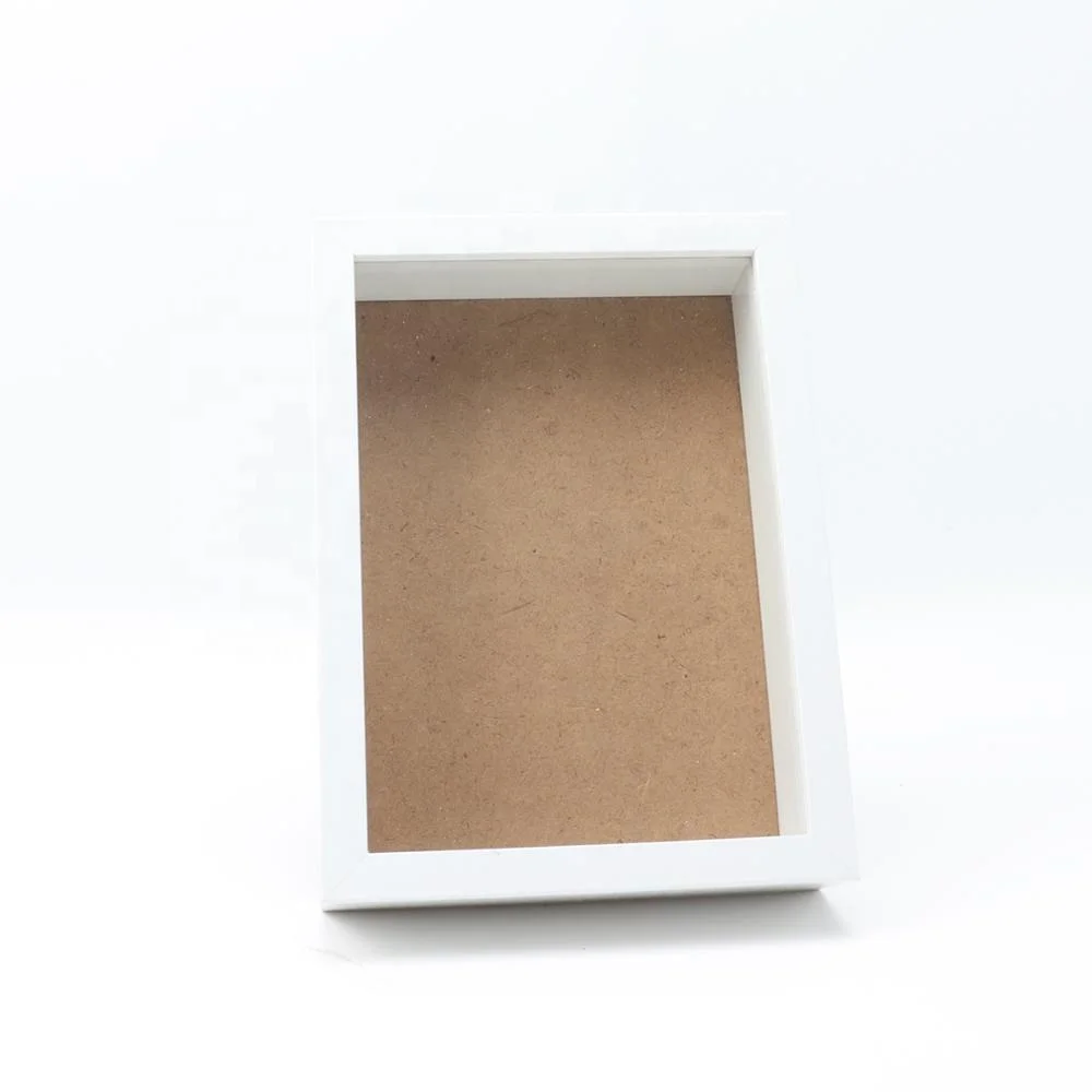 МДФ Черная или белая коробка для теней, фоторамки, коробки для фотографий, рамки, оптовая продажа, коробка под заказ, деревянная рамка для фотографий