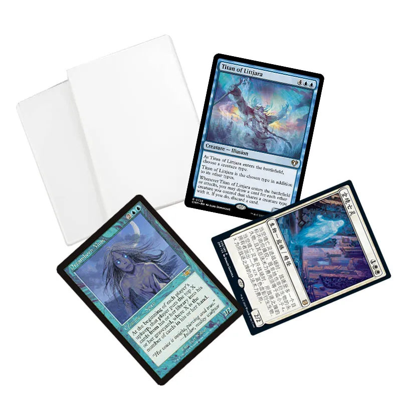 hologram card  50 pcs  Premium YUGIOH Matte Clear Custom Outer Sleeves, Triple sleeving card sleeves