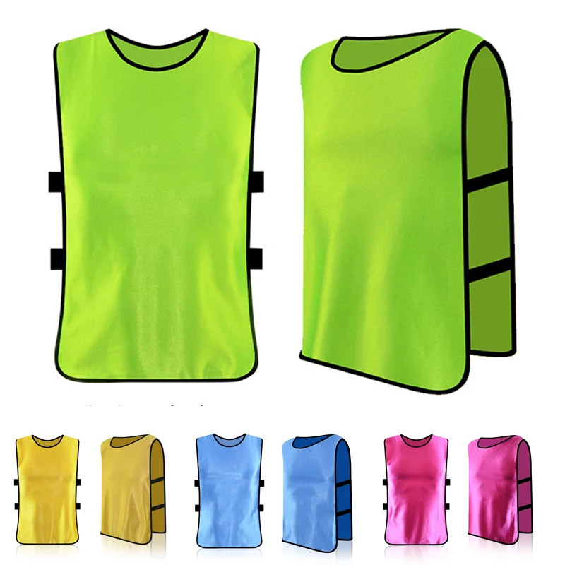 Factory wholesale Custom breathable Scrimmage Training Vests Sports Mesh Pennies Blank Soccer Bibs football vest