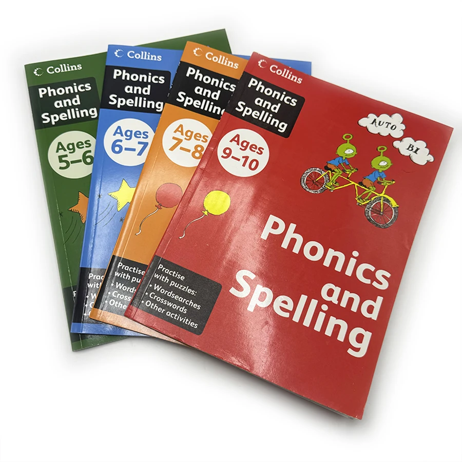 Custom School English French Textbook Printing Softcover Books Full Color Kids Educational Book Cheap Textbook For Students