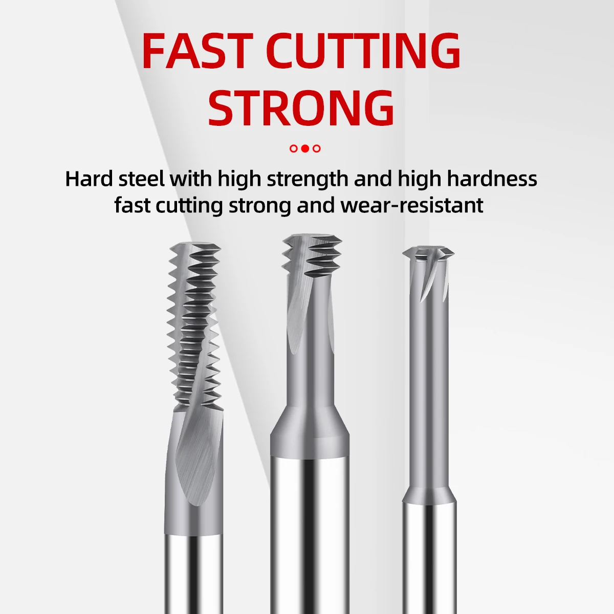 thread mill Coated Solid Carbide Single tooth/Three-tooth/Full Tooth Nano Coated CNC Cutting Tool M3 M4 M5 M6 M8 Tap Aluminum