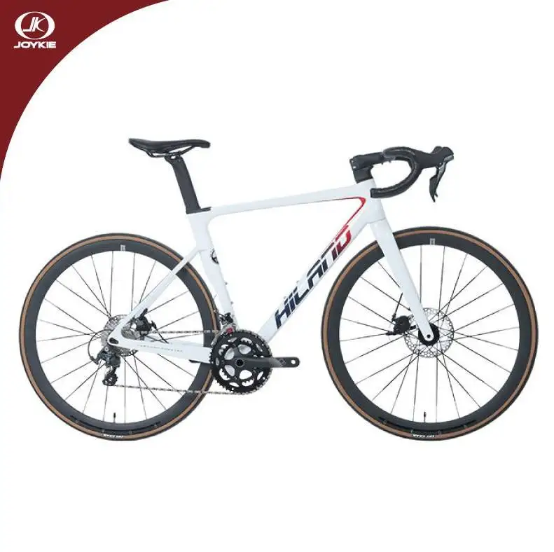 JOYKIE 700c 20 Speed Carbon Fiber MTB Bicycle Lightweight City Bike with Bead Pedal for Men Mountain Cycle