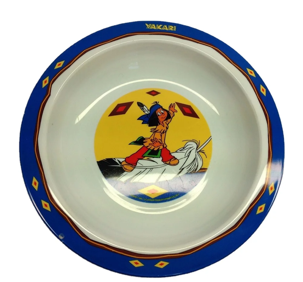 
Food Grade PP IML Plastic round plate for supermarket 