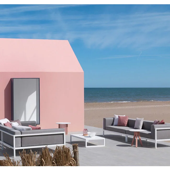 Nordic Outdoor Sofa Tea Selection Court Best Garden Living Room Outside Booth Terrace Aluminum Furniture