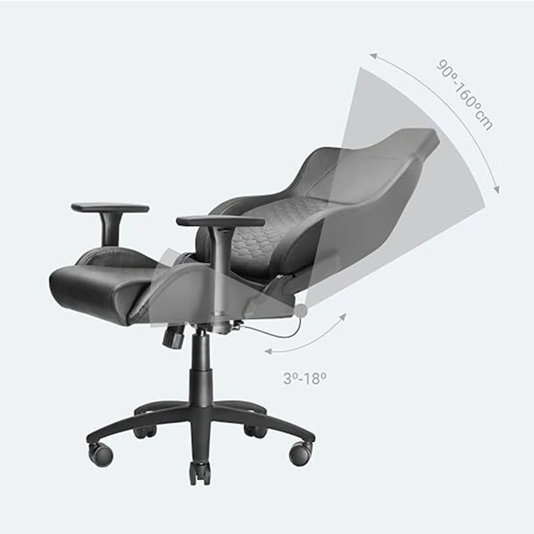 Luxury Home Office Furniture Sedia Da Gamng Zero Gravity Massage Ergonomic Mesa Gamer Gaming Chair with Build in Lumbar Support