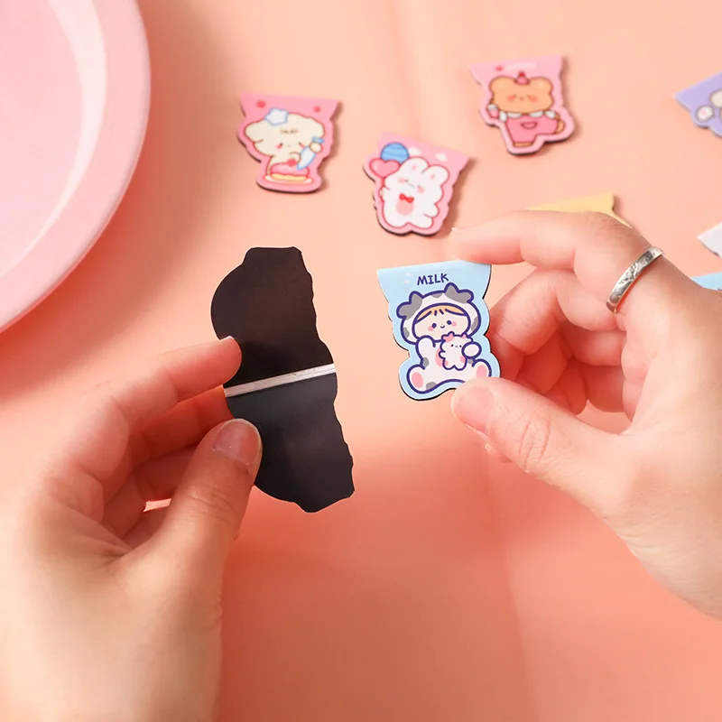 Magtoon Folding Printing Book Marker Bookmarker Fridge Magnet Card Paper Cartoon Magnetic Bookmark