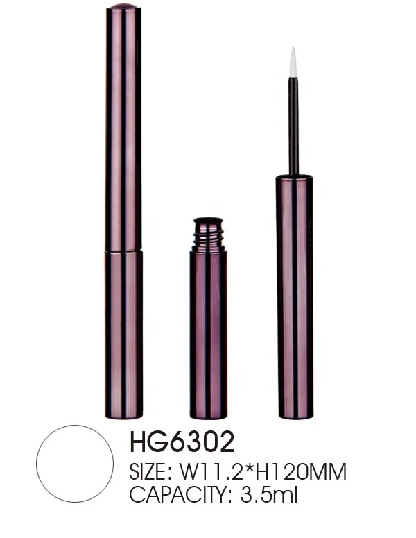 High quality thin custom makeup black eyeliner pen packaging tube