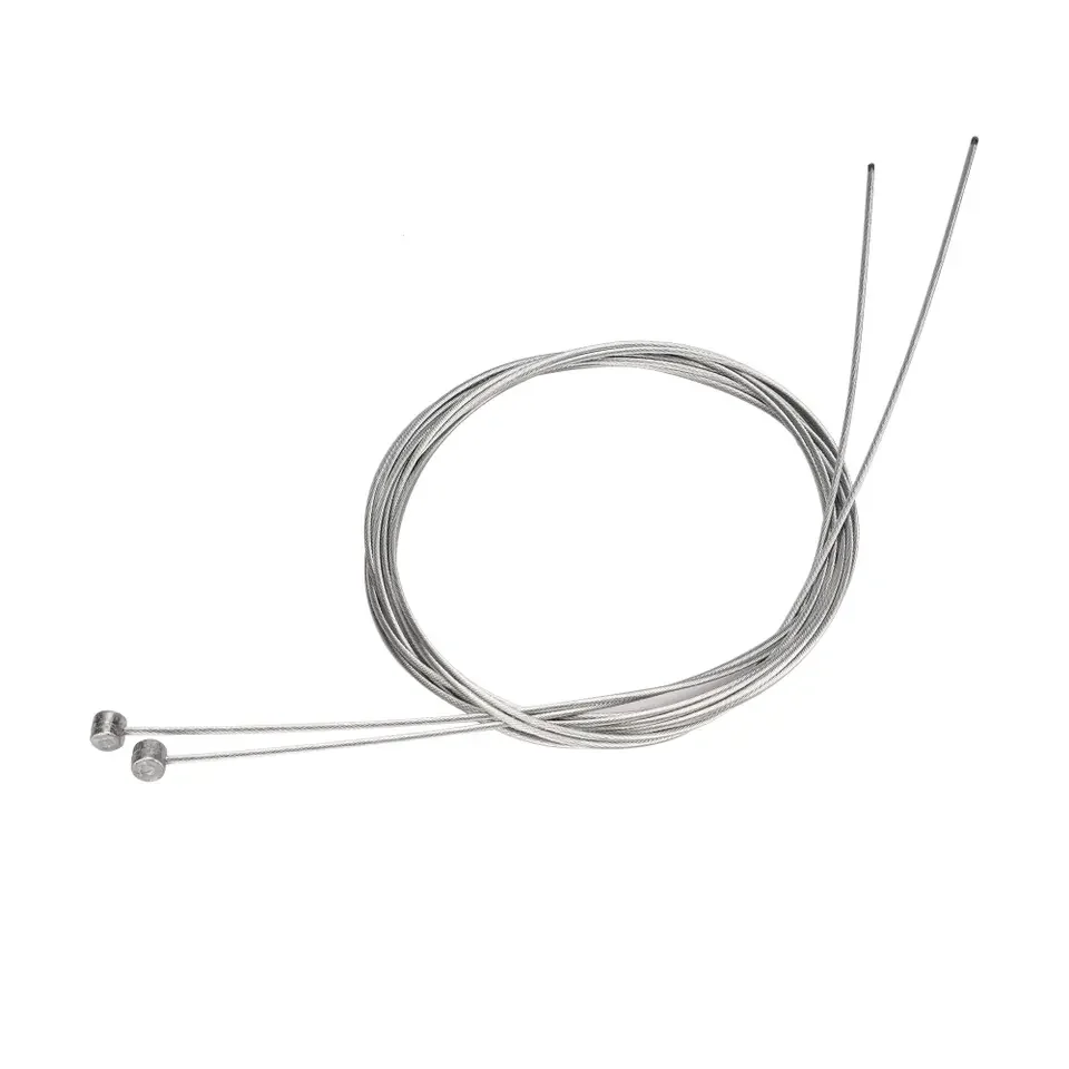 Road Bike MTB Bike Bicycle Brake Line Shift Shifter Gear Brake Cable Sets Core Inner Wire Silver Steel Speed Line