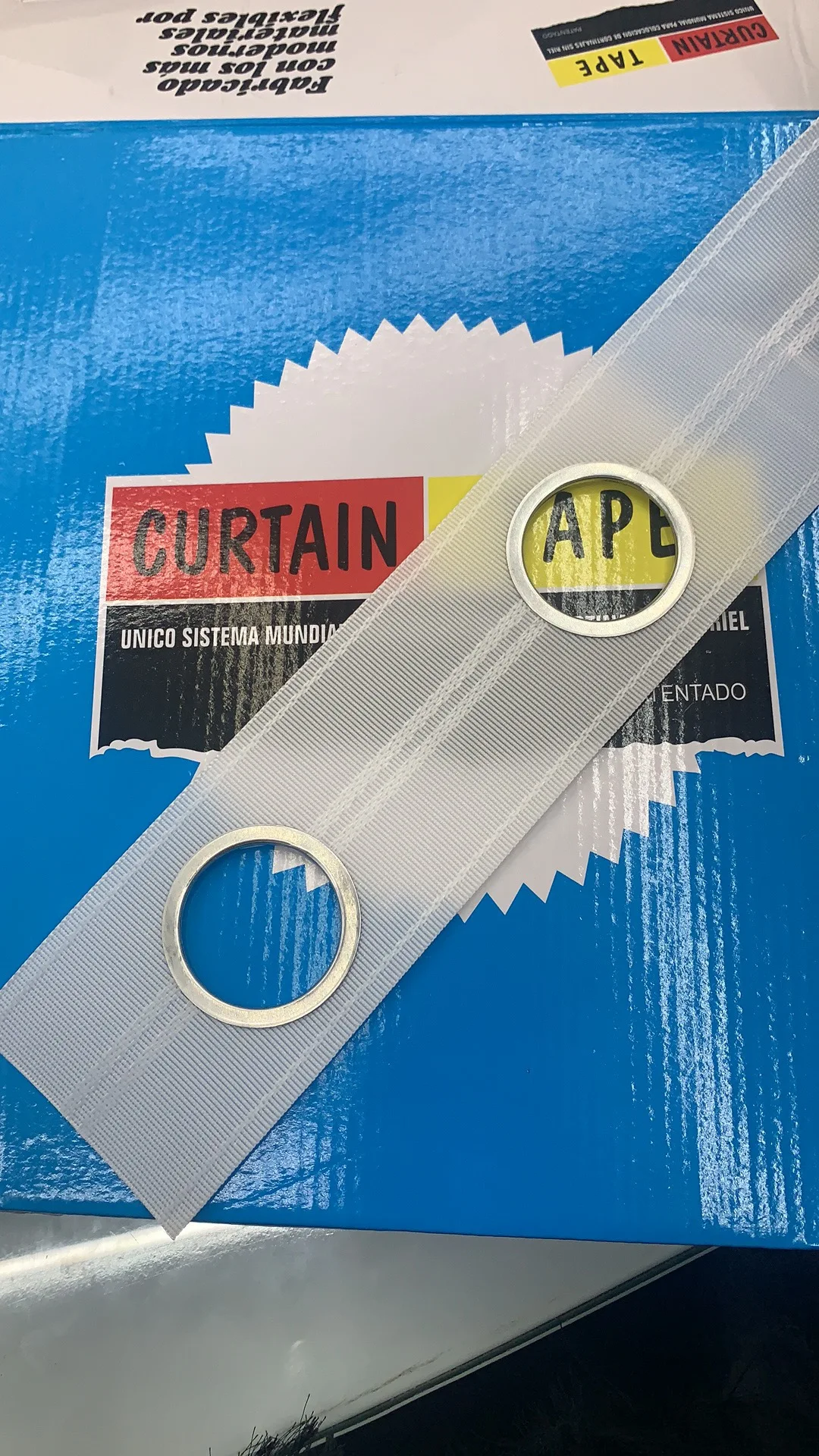 7.5 cm width curtain tape with plastic rings 8 holes or 5 holes per meter curtain tape accessories