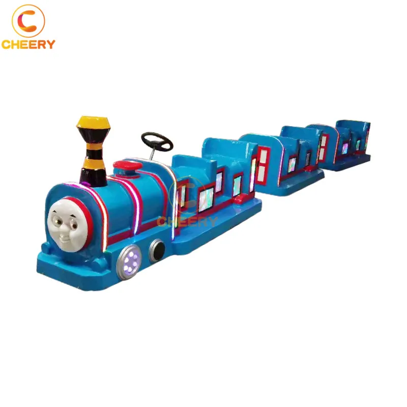 Cheery amusement park equipment Christmas kids mini train cartoon Thomas theme electric small train