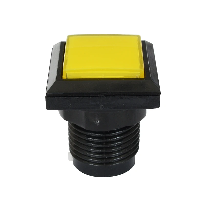 33*33mm Square Shape LED Illuminated Push Button large machinery 12V Switch