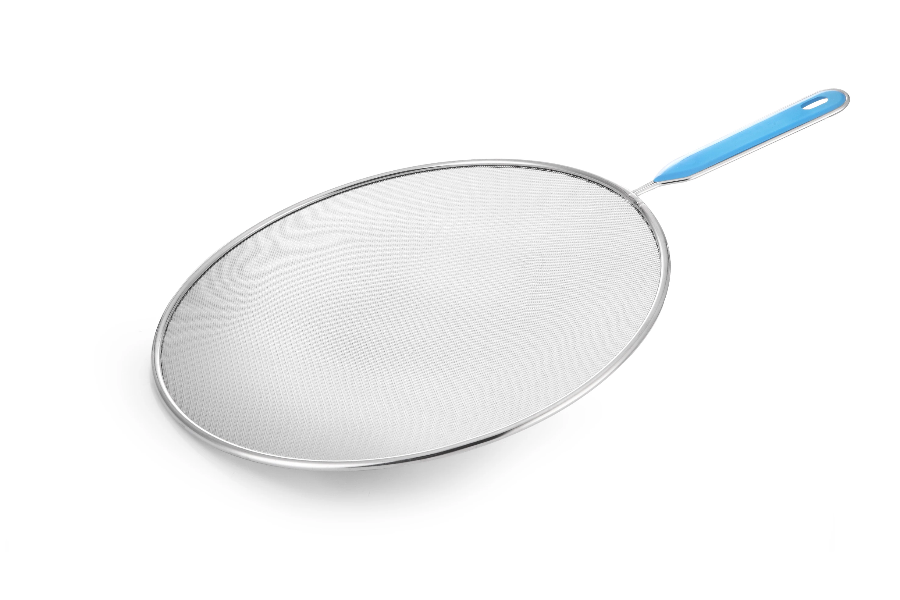 Kitchen Tools Stainless Steel Grease Guard Pan to Stop Hot Oil Splatter Screen Set for Frying Pan