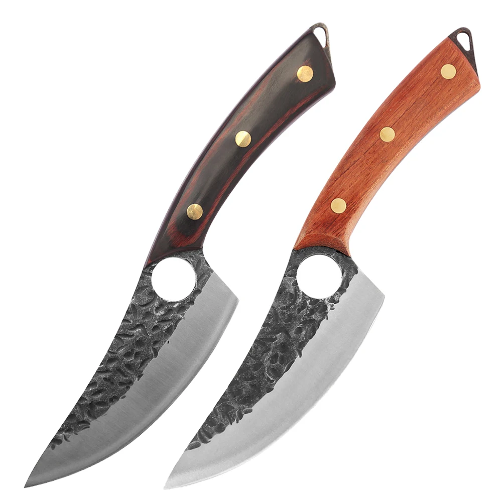 Yangjiang Knife Forged Kitchen Knife Wood Handle 6 Inch Small Sharp Boning Meat Knives