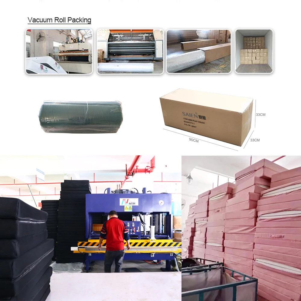Wholesale Customization Design Convertible Modular Climbing Toddler Couch Children Play Foldable Kids Bed