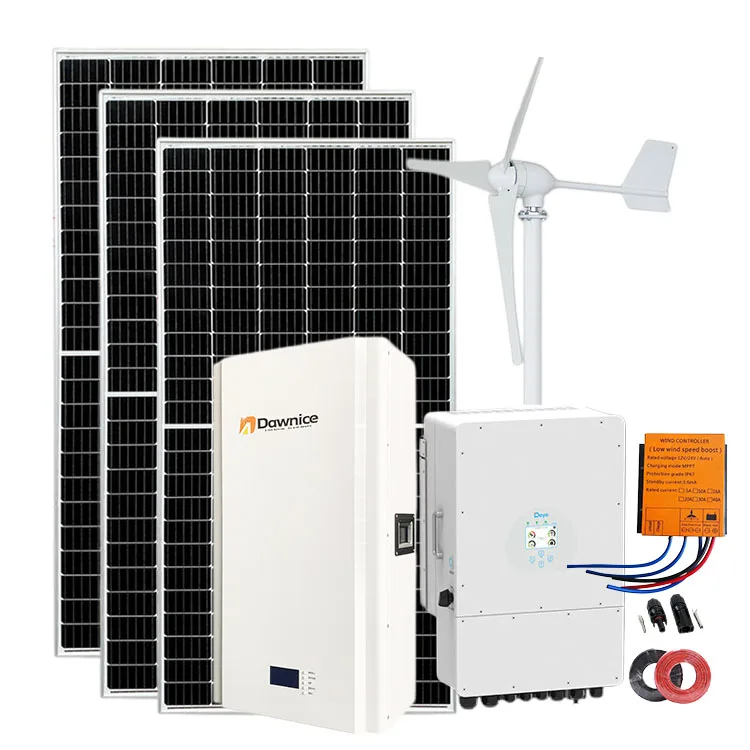 Dawnice Complete Vertical Hybrid Solar And Wind Energy Power System 3KW 5KW 10Kw Turbine Wind Power Generation System