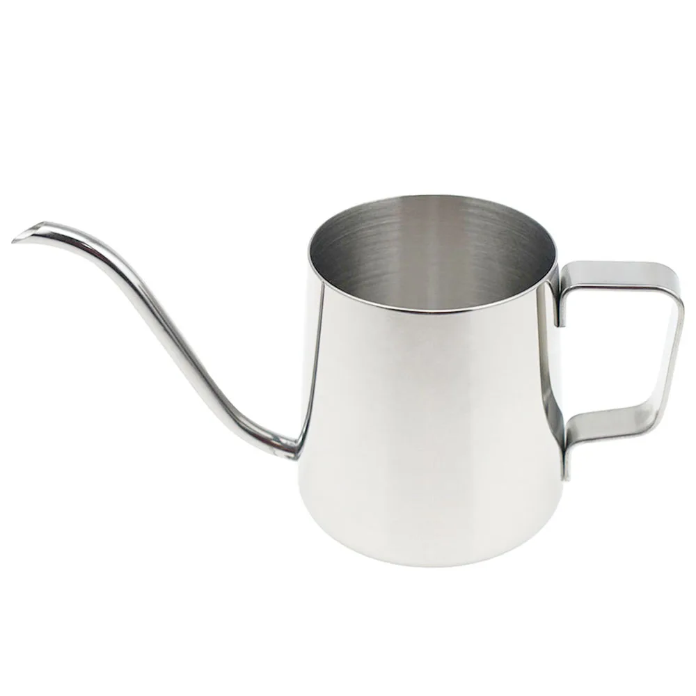 
Professional Manufacturer 350Ml Picnic Coffee Pot Gooseneck Kettle Metal Long Narrow Spout Coffee Pots 