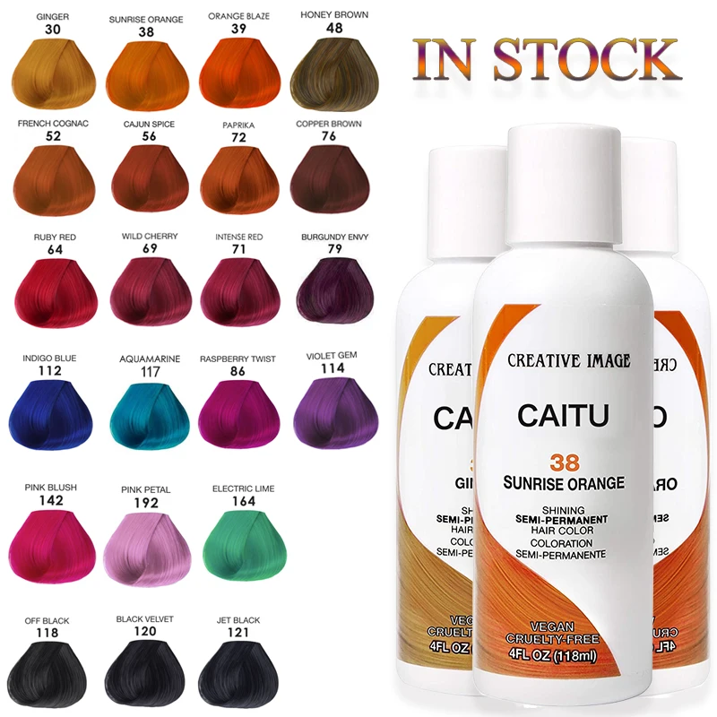 Factory Products Hair Dye For Color Treated No Alcohol No Peroxide Acid Semi Permanent Hair Color Cream