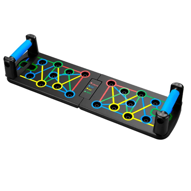 9 in 1 power press board Body Building Fitness Exercise Pull rope Push-up Training system Push Up Board