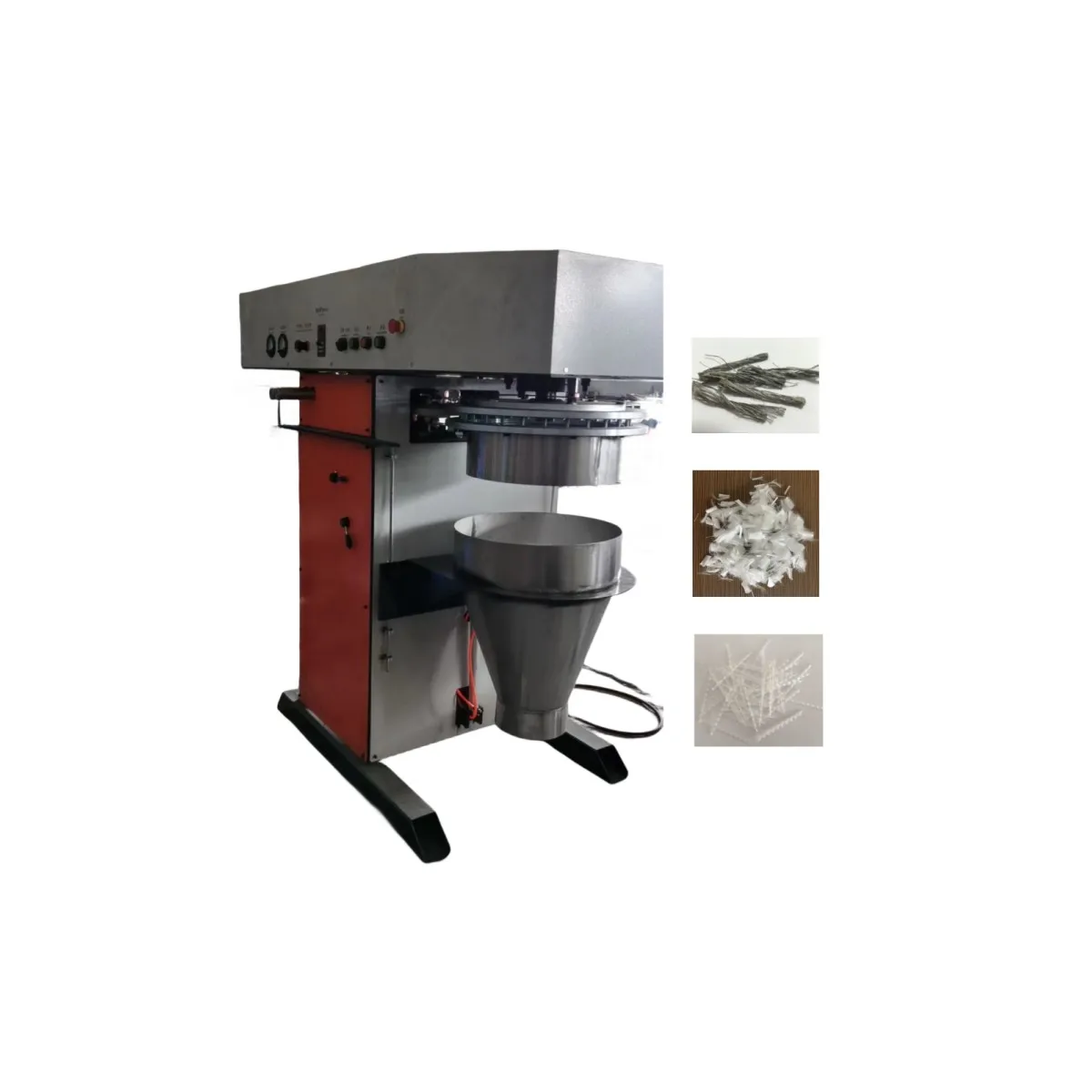 Industrial polymer Fibre Fiber Cutting Cutter Chopping Chopper Machine for cutting 2-25mm short size fiber