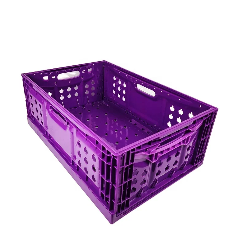 600*400 Series Heavy Duty Folding Plastic Containers Box Collapsible Crates for Fruits and Vegetables
