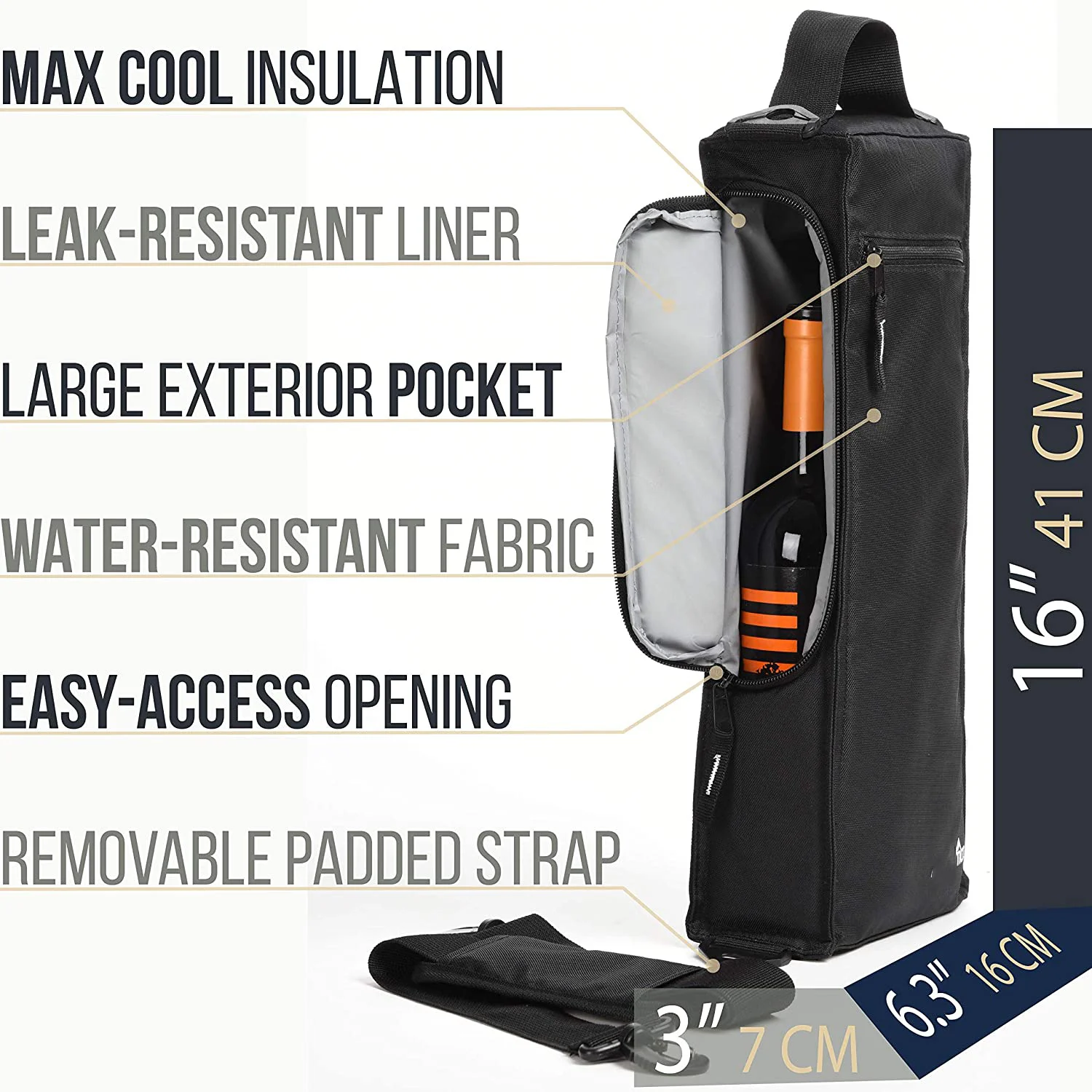 Free sample 6 Pack Can Carrier Tote Insulated Bottle Cooler Bag Water Beer Holder for Travel with Secure Carry Handle