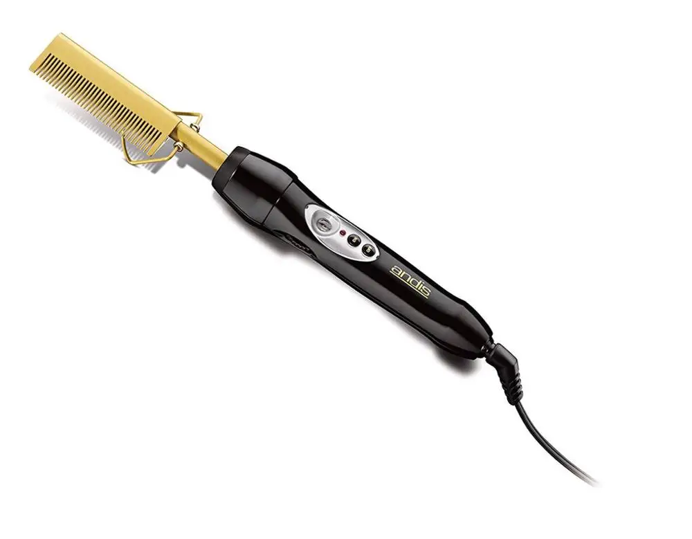 450F High Heat Ceramic Press Comb Professional Electric Hair Straightener brush With Auto Shut-off Time