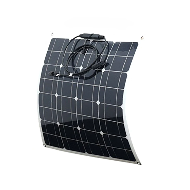 Portable 50W Power 3A Flexible Thin Film Small Flexible Solar Panel For Monocrystalline Kit