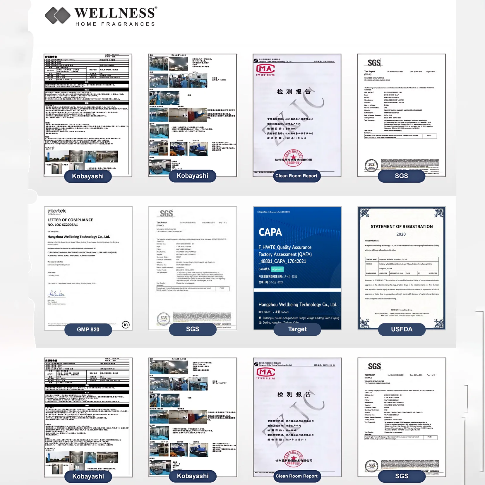 WELLNESS Holiday Ornament Scented Soy Wax Candle Luxury Custom Glass Jar Essential Oils Perfume Candles & Home Fragrance Gift