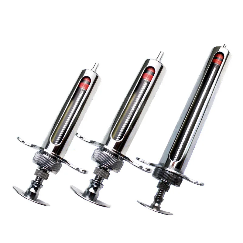 High quality Upgrade Type veterinary instrument Reusable Stainless Steel Hypodermic Veterinary Animal
