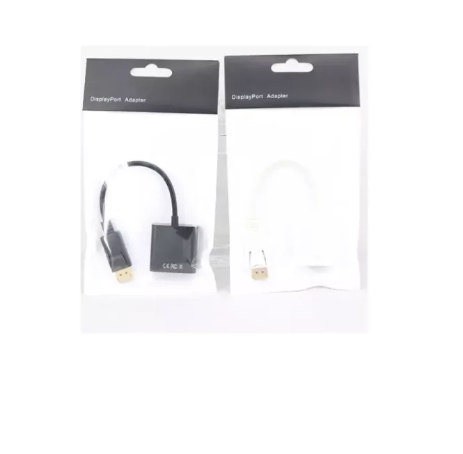 Gold Plated 1080P Display Port Male To Vga 15PIN Female Adapter Converter Cable Displayport DP To Vga