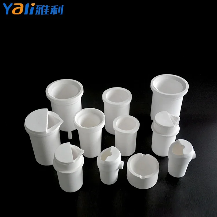 1KG Ceramic Crucible Ceramic Coat Ceramic Shield Induction Aluminum Crucible For Melting Metal