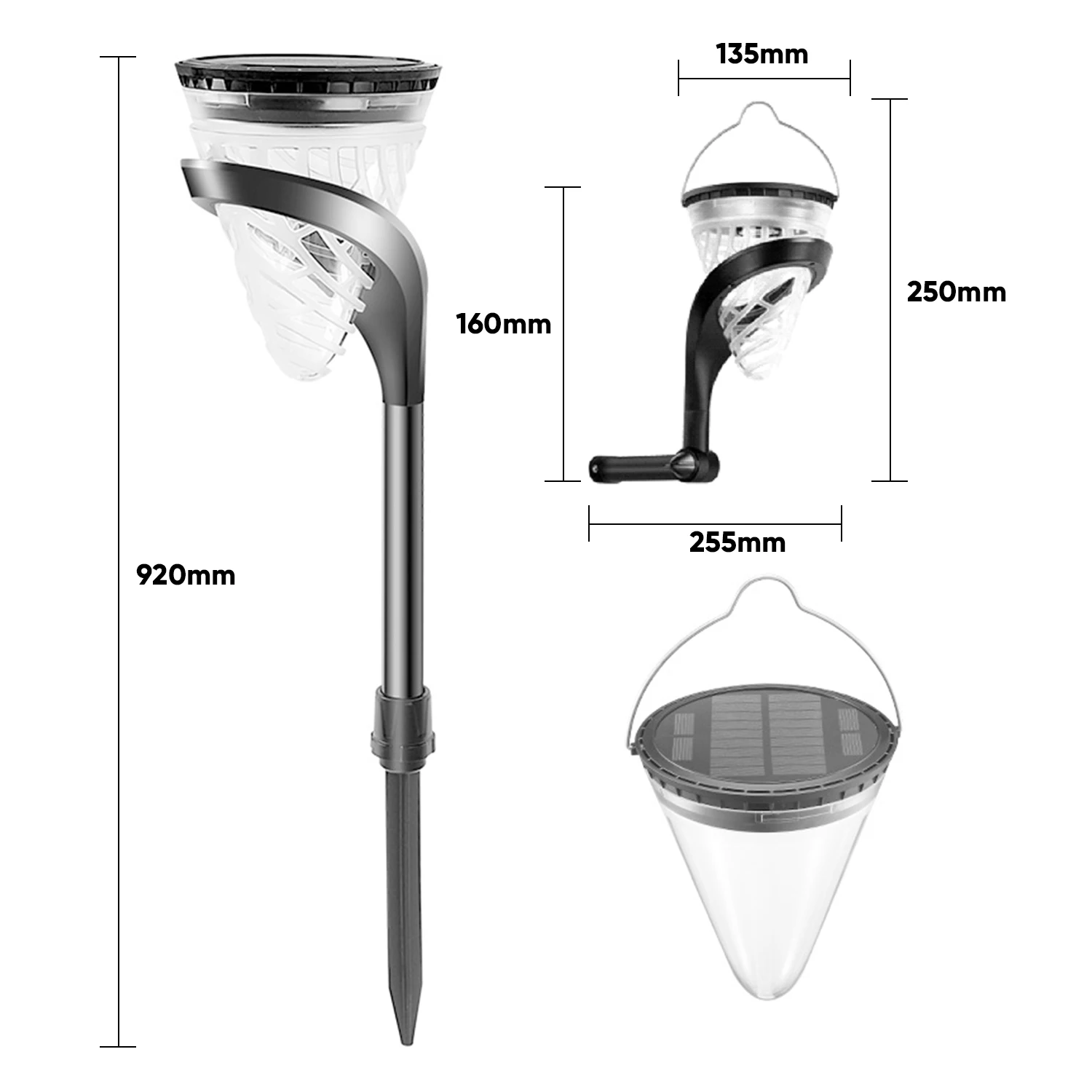 New Product Round Acrylic Professional Waterproof 5W Rgb Outdoor Garden Led Solar Lawn Light