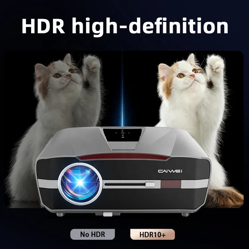 Full HD Android 9.0 Wifi Portable Support 4K 3D Home Cinema With Battery Google OS Mini Projector