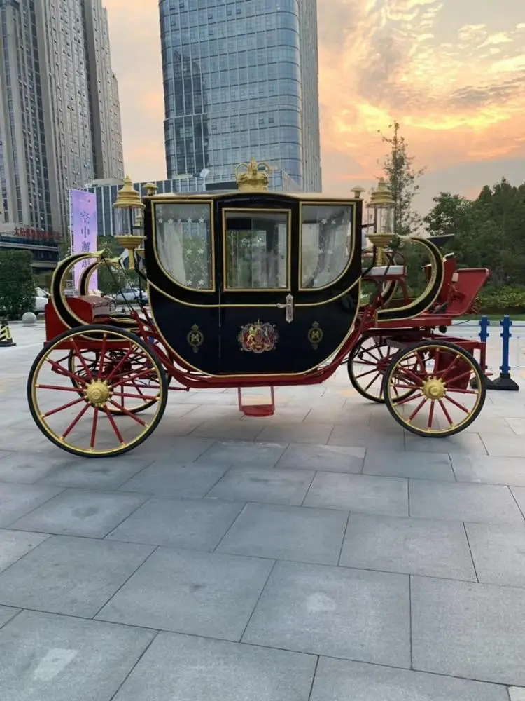 Роскошная романтическая классическая электрическая лошадиная тележка для продажи, производитель конских карет для осмотра достопримечательностей