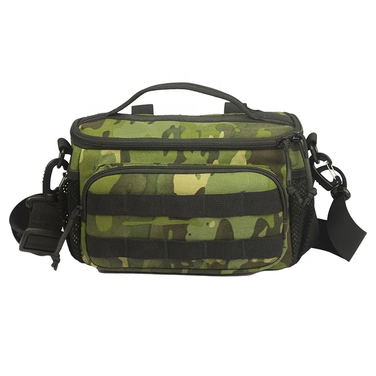 Camping Hunting Single Shoulder Handbag Waterproof Nylon Camouflage Tactical Messenger Bag For Outdoor Sports