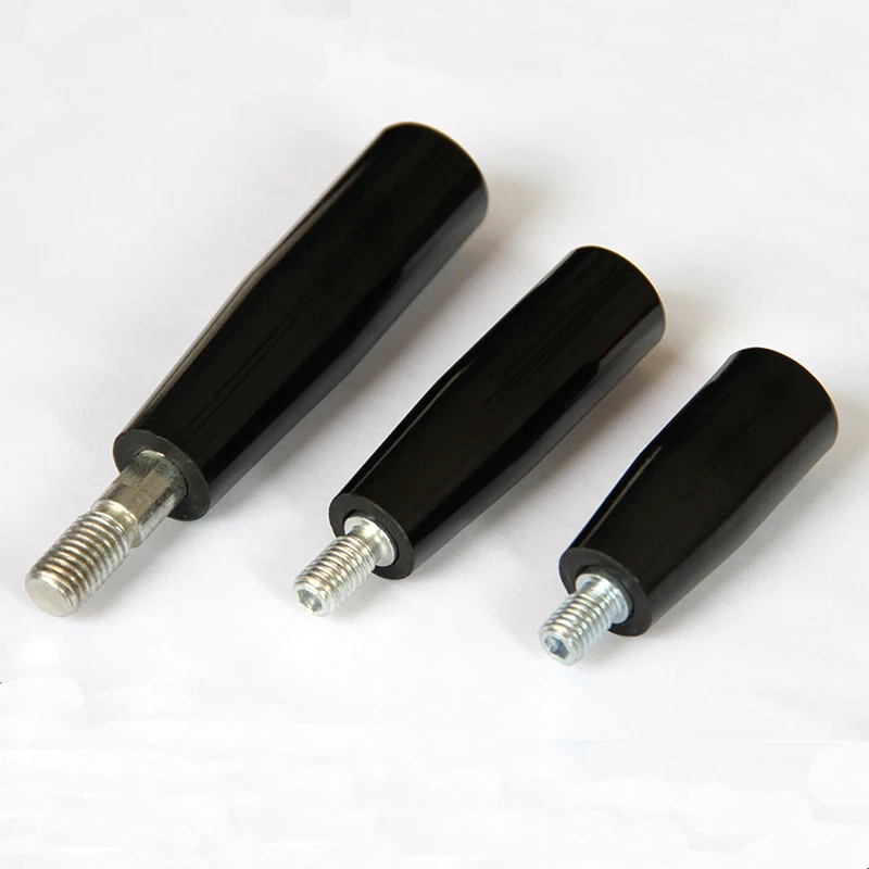 HZ.103003 mechanically operated black bakelite thread rotary grip handle