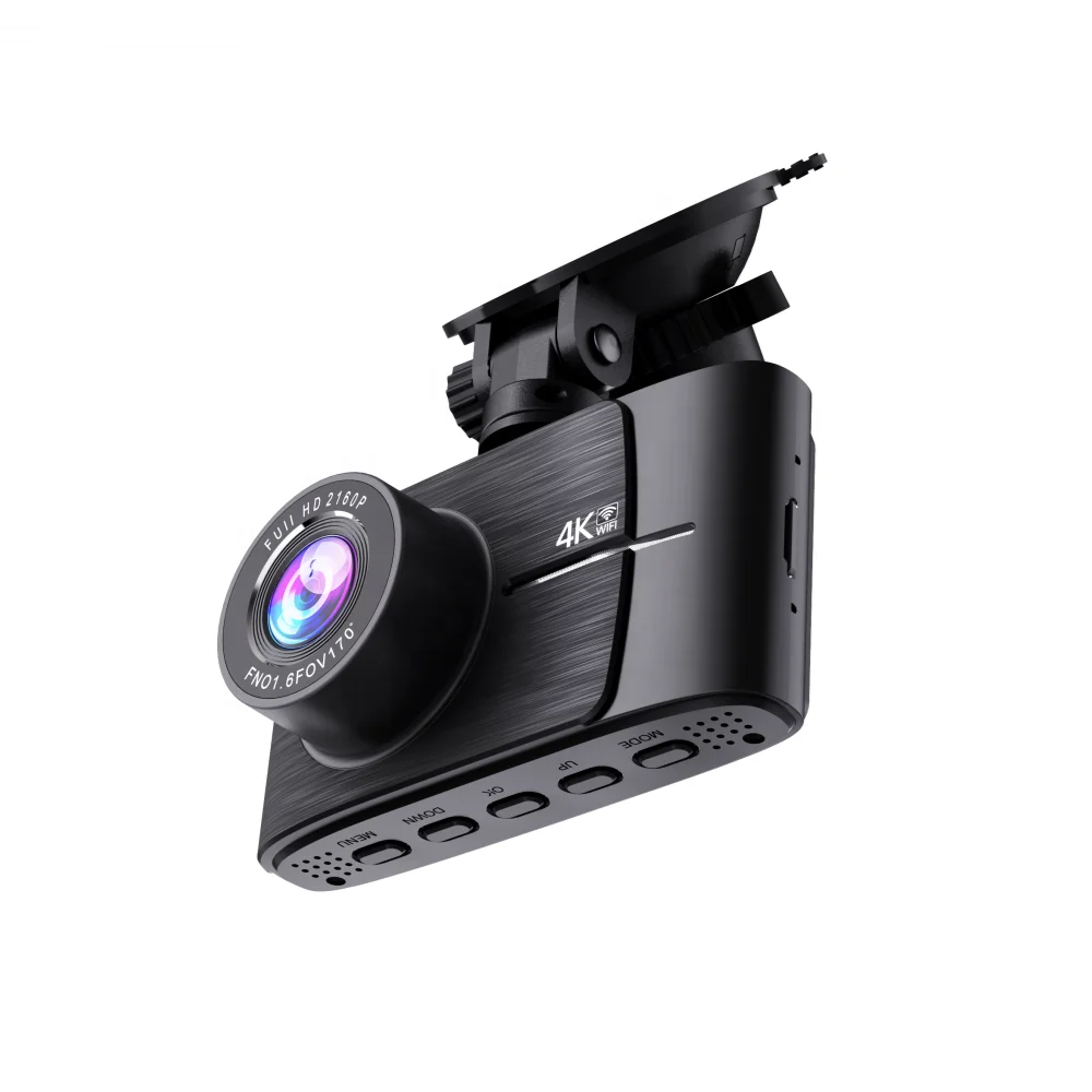 Relee 2CH 4K Dash Cam 2160P GPS Wifi Car DVR Camera Ultra HD Auto Parking Monitor Night Vison 170 FOV Driving Recorder