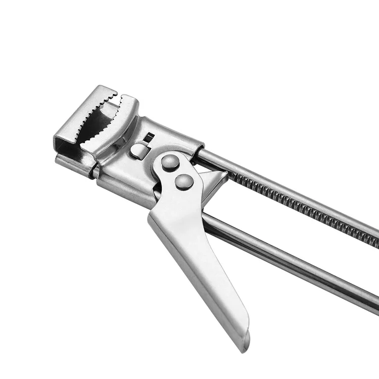 
Safe full top big stainless steel opener easy use grips locking anti-slip soft grips handle adaptive adjustable can opener 