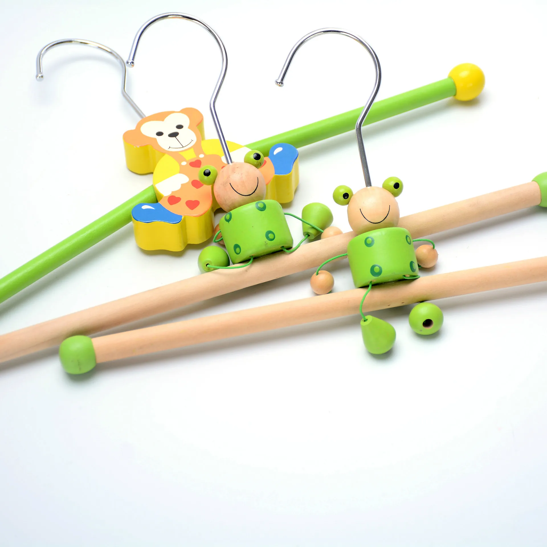 interesting Cartoon animal Wooden hanger for kids
