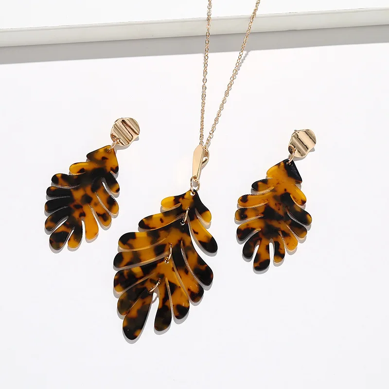 Acrylic Earrings For Women Necklace Bracelet Earring Jewelry set Polynesian Hawaii Samoa Pacific Islands Women Jewrly