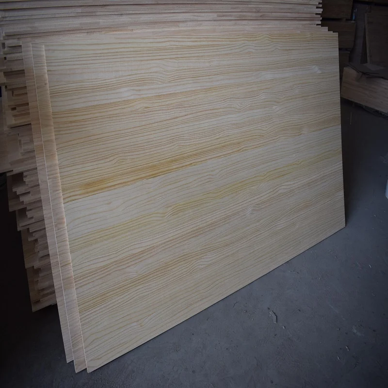 Factory Wholesale Price Solid Wood Pine Finger Joint Board  for Wooden Crafts