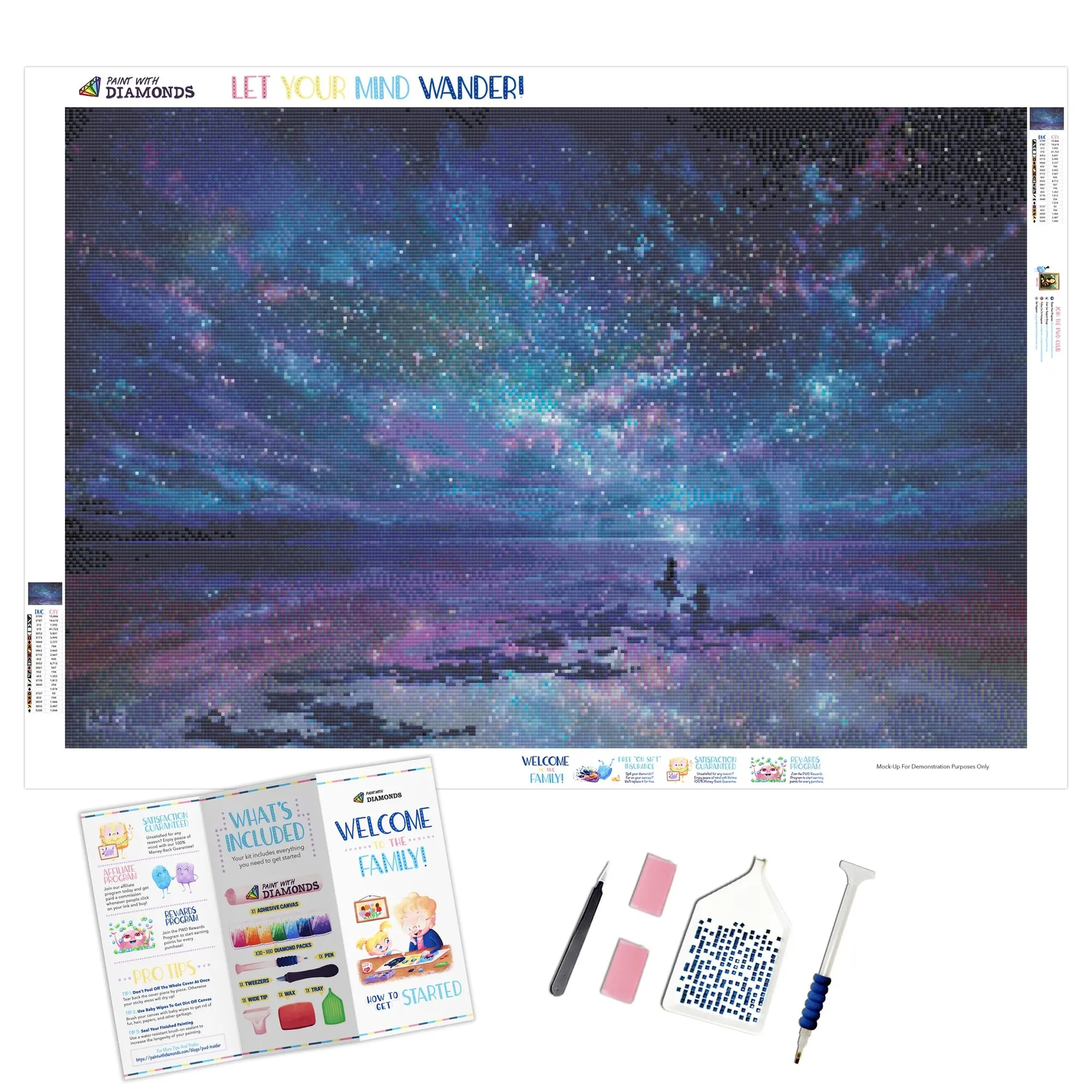 
SOULMATES starry sky 5d diamond painting hot selling home decoration painting 