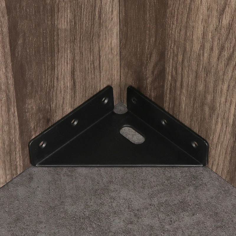 BOKE Customized High Quality Metal Bed Accessories Corner Code Triangle Bed Bracket