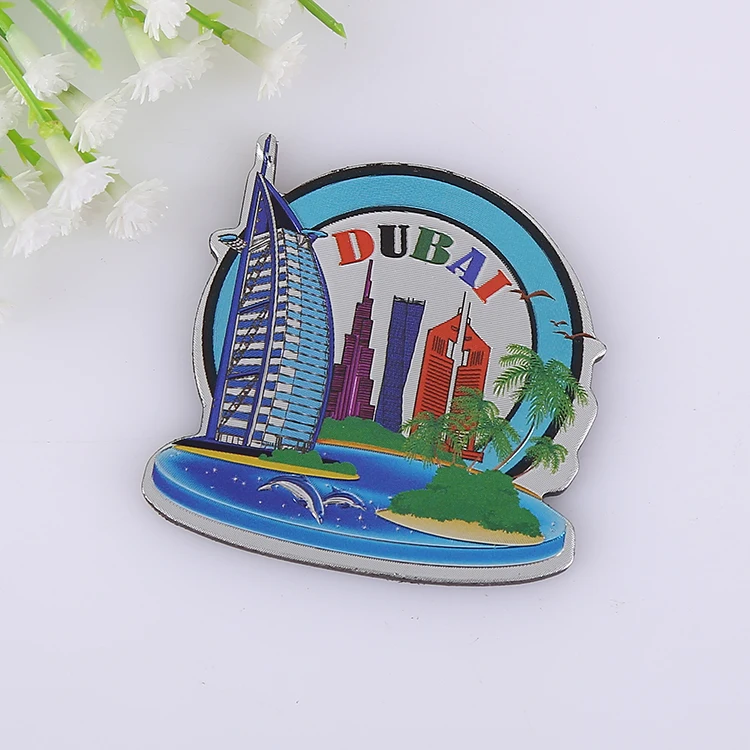 
Colorful Unique Design Souvenir Rectangle Fridge Magnet 