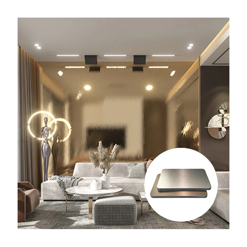 Wood veneer solid metal plate bamboo wood fiber wall panel paint-free bamboo charcoal metal wood veneer